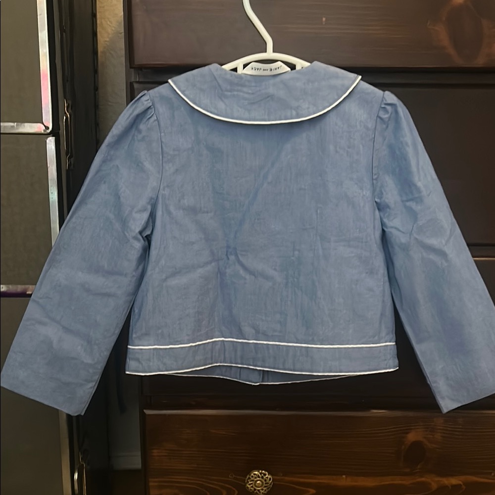 Chambray short & jacket set - Picture 7 of 8
